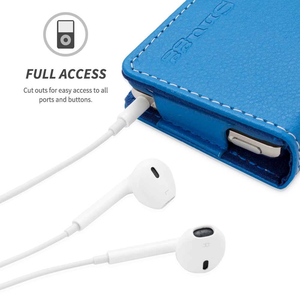 Amazon.com: Snugg iPod Classic Case, Leather Flip Card Slot Case